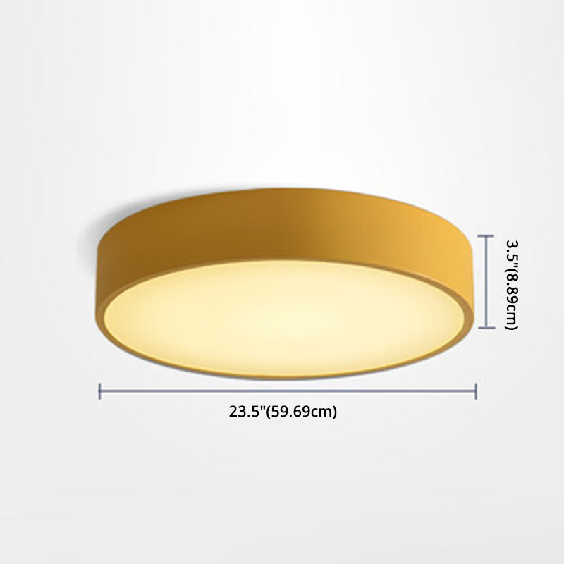 Ronde inbouwverlichting 1-lichts aluminium minimalistische inbouwplafondverlichtingsarmaturen