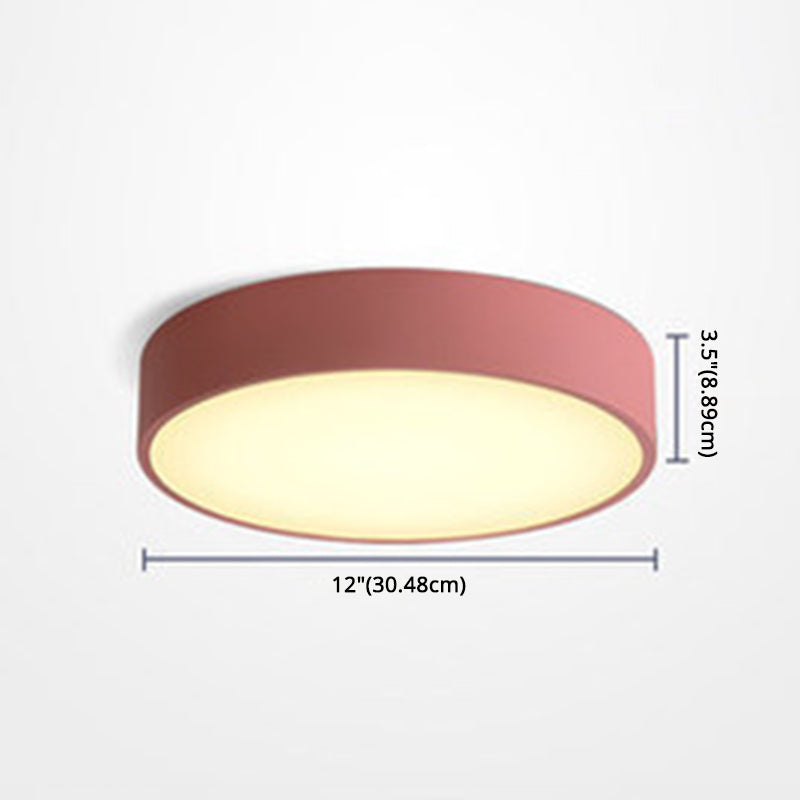 Ronde inbouwverlichting 1-lichts aluminium minimalistische inbouwplafondverlichtingsarmaturen
