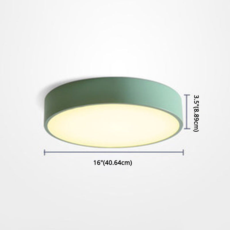 Ronde inbouwverlichting 1-lichts aluminium minimalistische inbouwplafondverlichtingsarmaturen