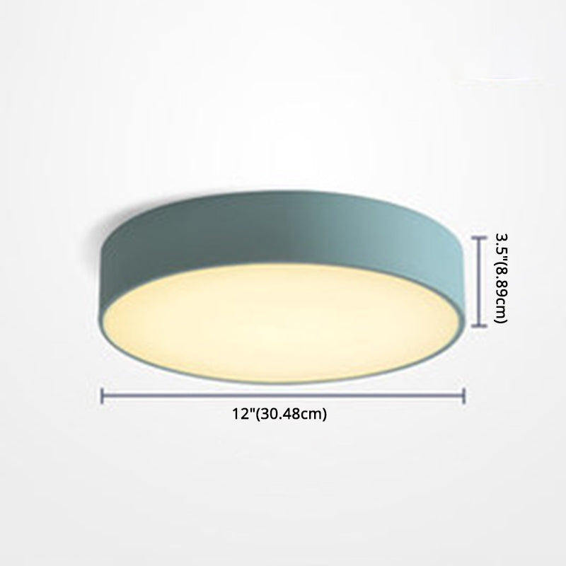 Ronde inbouwverlichting 1-lichts aluminium minimalistische inbouwplafondverlichtingsarmaturen