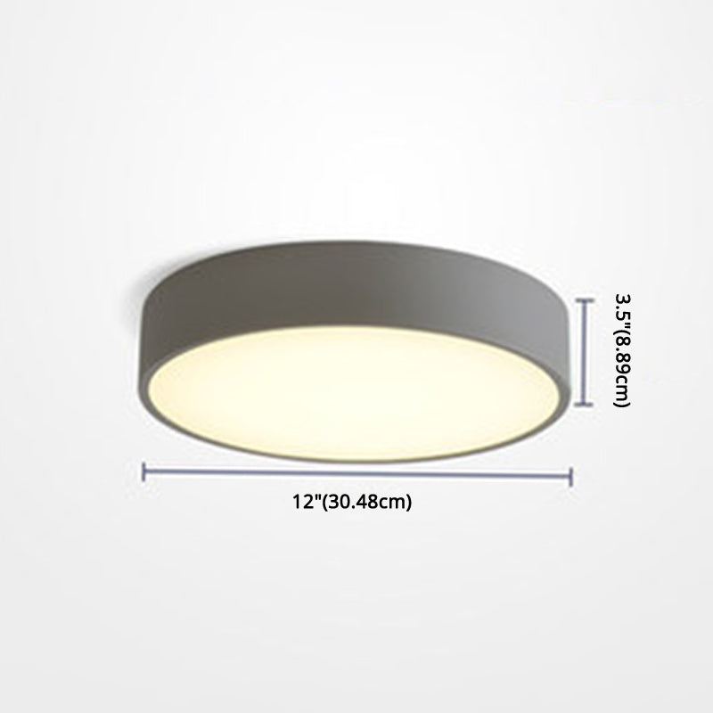 Ronde inbouwverlichting 1-lichts aluminium minimalistische inbouwplafondverlichtingsarmaturen