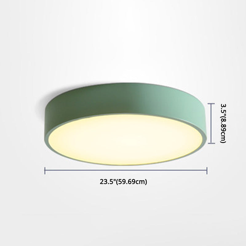 Ronde inbouwverlichting 1-lichts aluminium minimalistische inbouwplafondverlichtingsarmaturen