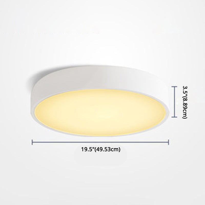 Ronde inbouwverlichting 1-lichts aluminium minimalistische inbouwplafondverlichtingsarmaturen