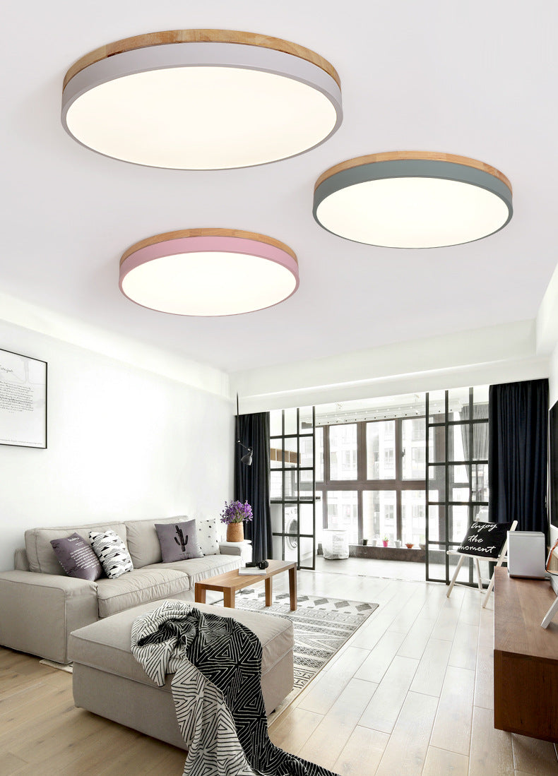 Disk Flush Mount Ceiling Light 1 Light Acrylic Minimalistic Flush Mount Ceiling Light