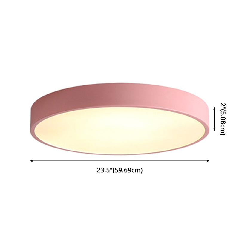 Schijfinbouw plafondlamp Minimalisme Acryl plafondmontage lichtarmatuur voor slaapkamer