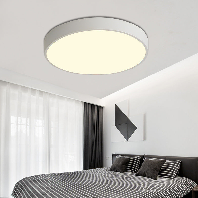 Plafonnier LED moderne et Simple, luminaire rond encastré pour chambre à coucher