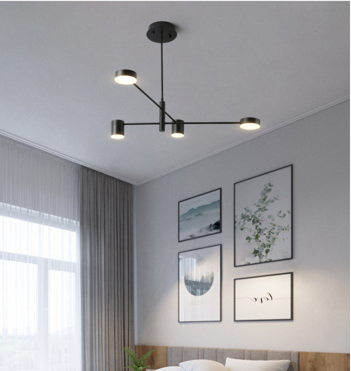 Lampadario a soffitto a soffitto starburst lampada a soffitto sospeso in metallo per soggiorno