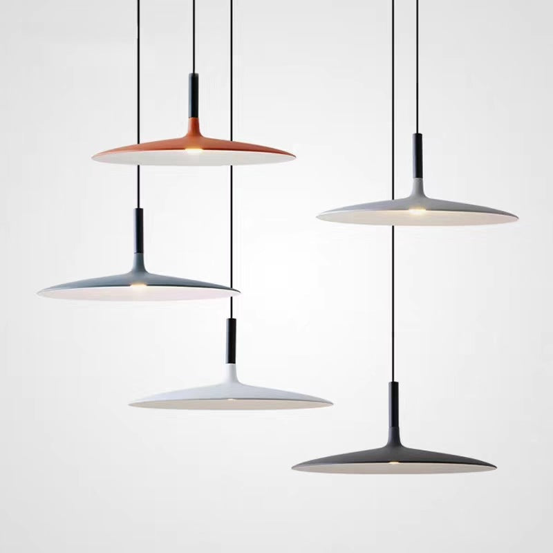 Flying Saucer LED -Suspensionslampe Neuheit Minimalist Metal Restaurant Hanging Anhänger