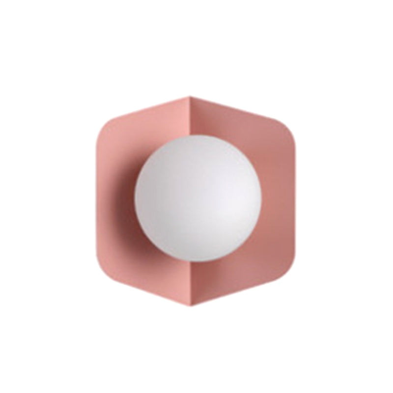 Macaroon Metal Sconce Indoor Decoration Nordic Modern Style LED Light