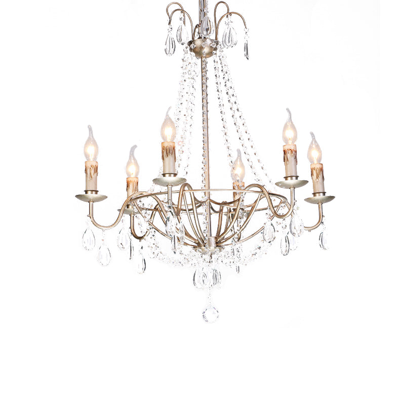 LAMPE DE CHANDELAGE CRISTAU CRISTAL MOCHERIST MODERNISTRE 6 TEMPS LEVAU PRENDANT LEVILLAGE EN GOL FINE POUR CHAMBRE