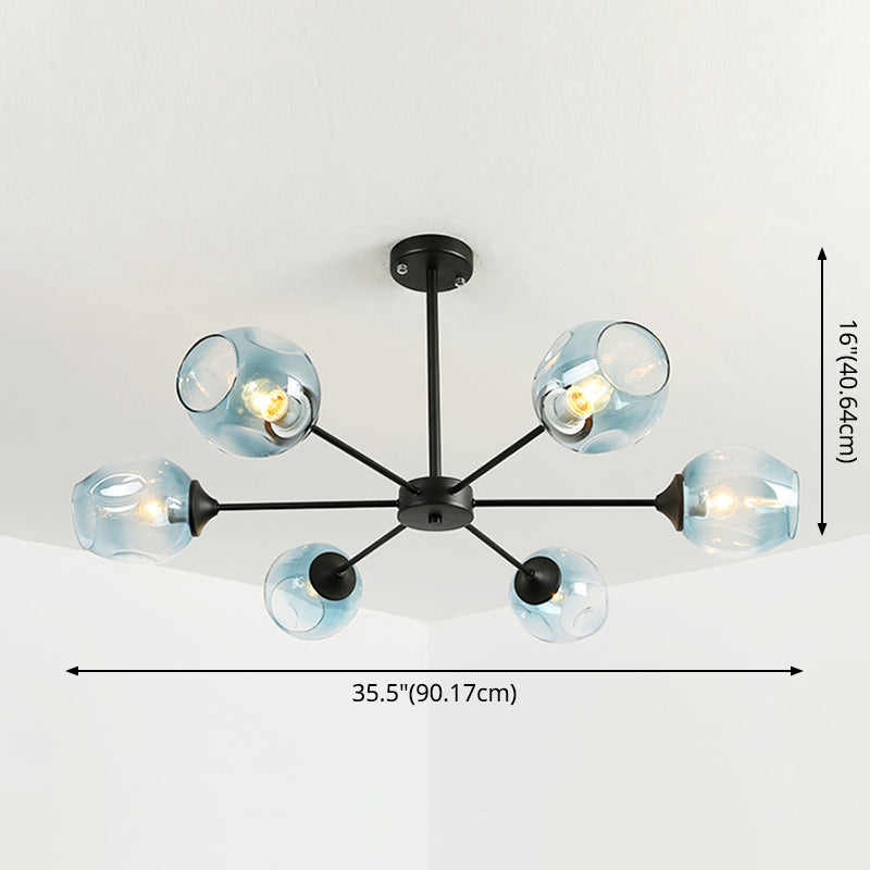 Whisky Glass Shape Branch Sospeded Light Contemporary Simplicity Hanging Lamp per soggiorno