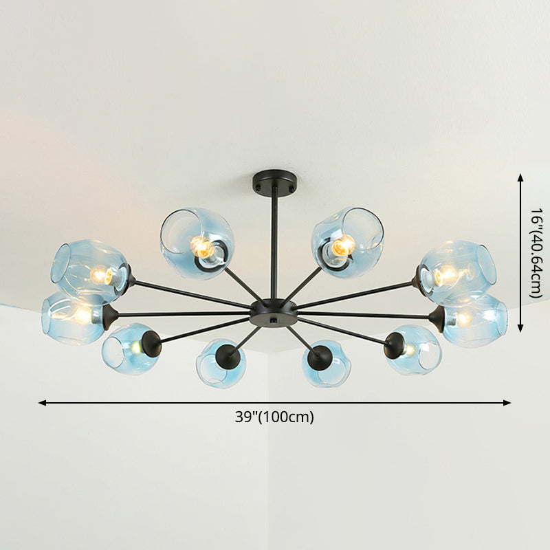 Whisky Glass Shape Branch Sospeded Light Contemporary Simplicity Hanging Lamp per soggiorno