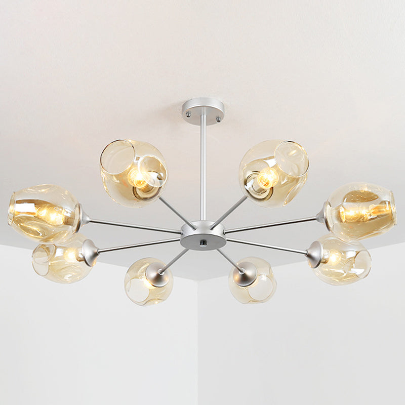 Whisky Glass Shape Branch Sospeded Light Contemporary Simplicity Hanging Lamp per soggiorno