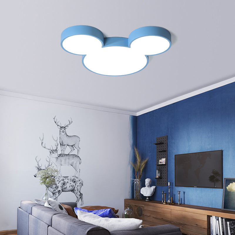Cartoon Close To Ceiling Lighting Fixture Modern Acrylic LED Flush Mounted Ceiling Light
