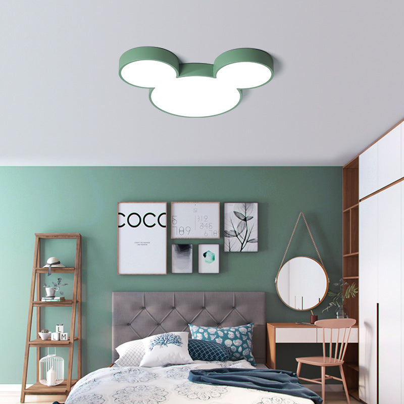 Cartoon Close To Ceiling Lighting Fixture Modern Acrylic LED Flush Mounted Ceiling Light