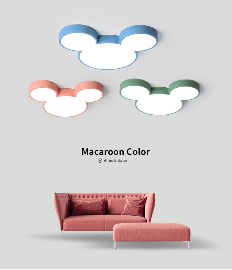 Cartoon Close To Ceiling Lighting Fixture Modern Acrylic LED Flush Mounted Ceiling Light