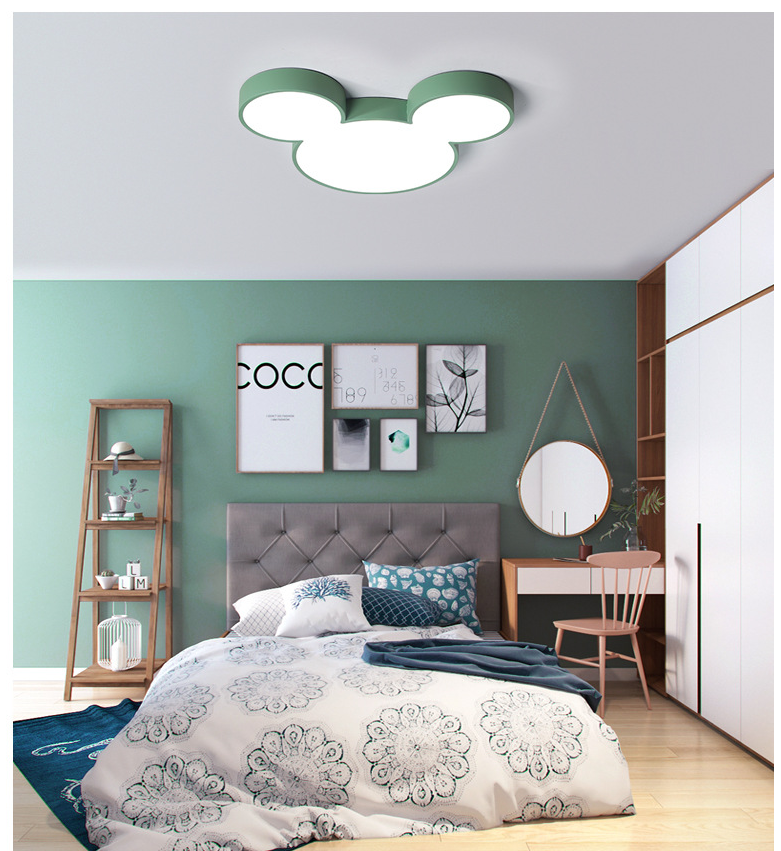 Cartoon Close To Ceiling Lighting Fixture Modern Acrylic LED Flush Mounted Ceiling Light