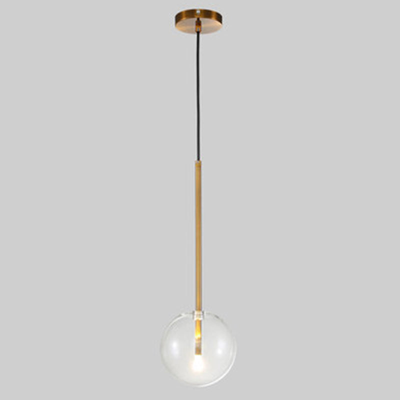 Luminaire suspendu en verre globe