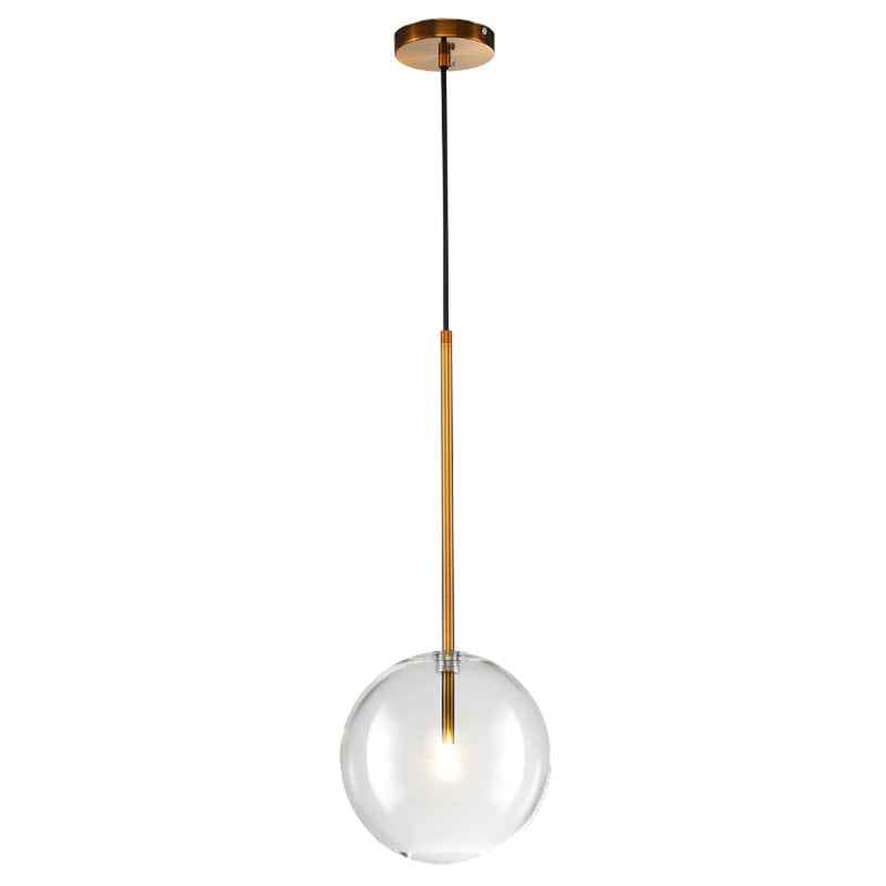Luminaire suspendu en verre globe