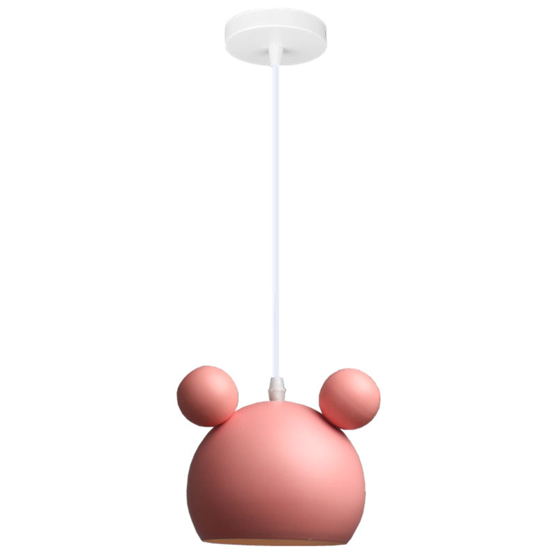 Aione a pendente a semicerbaro Sottonatura in stile minimalista in metallo il ciondolo di illuminazione