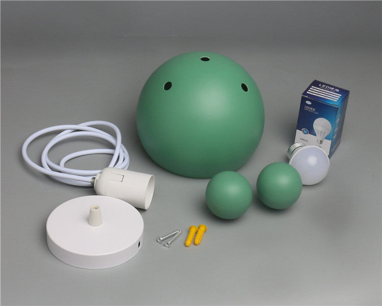 Aione a pendente a semicerbaro Sottonatura in stile minimalista in metallo il ciondolo di illuminazione