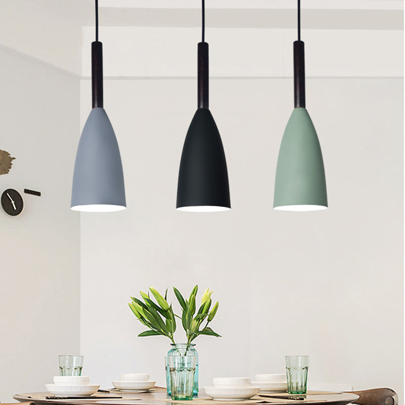 Bottle Pendant Ceiling Light Simplicity Style Metal Ceiling Pendant Lamp for Dinning Room