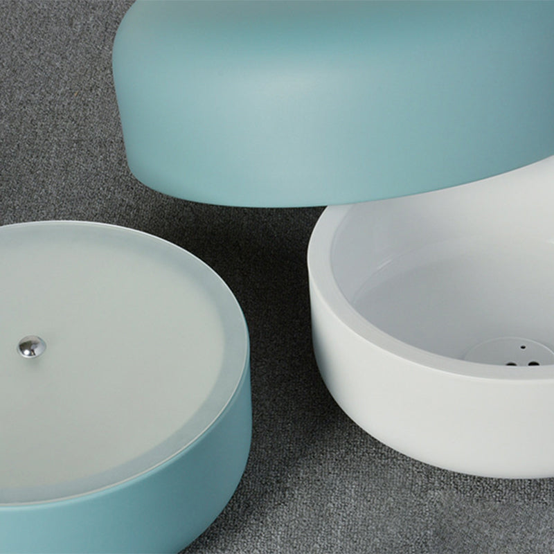 Metal Drum Hanging Ceiling Light Contemporary Ceiling Pendant Lamp for Dinning Room