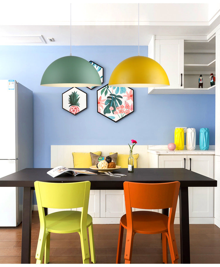 Dome contemporaneo Dome Lighting Freeture Metal Sala da pranzo a sospensione Luce a sospensione