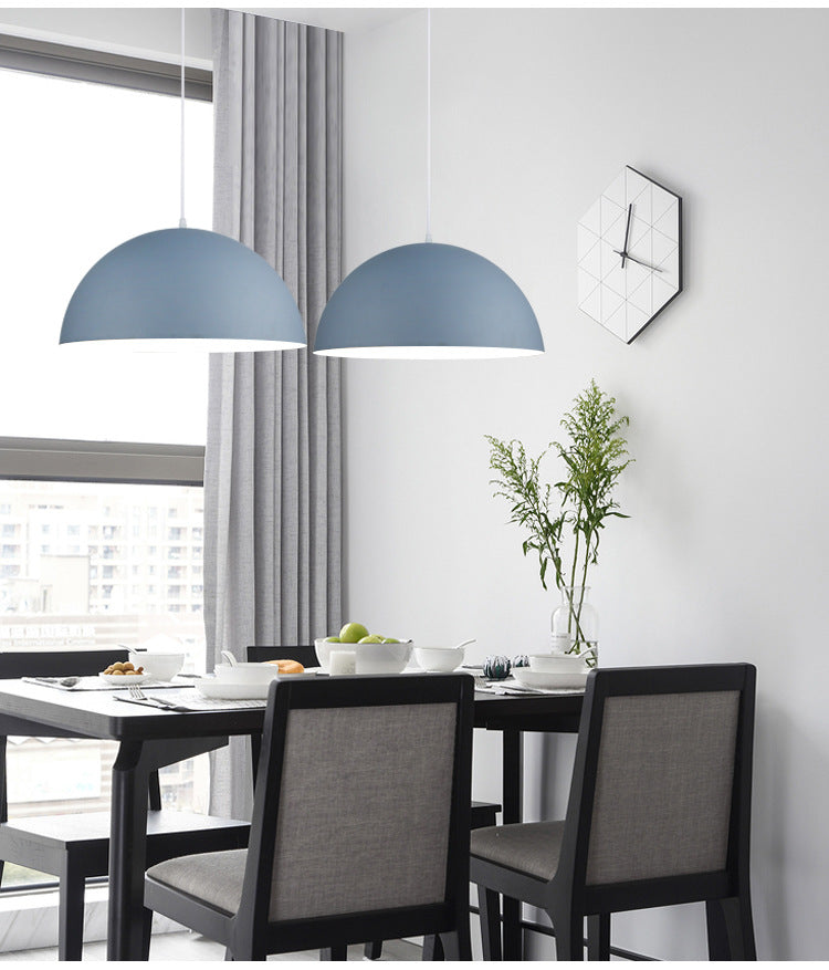 Dome contemporaneo Dome Lighting Freeture Metal Sala da pranzo a sospensione Luce a sospensione