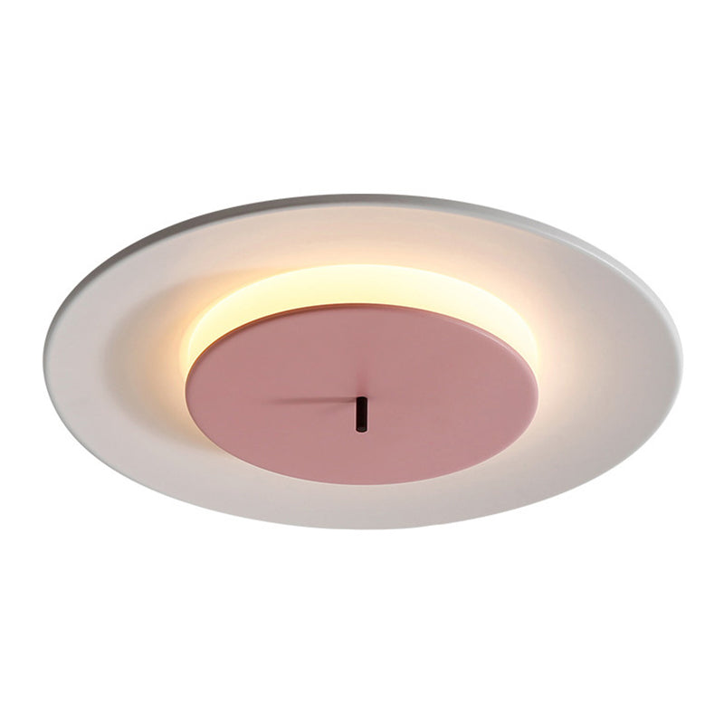 Acrylic Circle Flush Mounted Ceiling Light Nordic LED Close To Ceiling Lighting Fixture