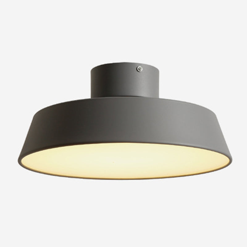 Acrylic Circle Ceiling Mount Light Fixture Nordic Style LED Close To Ceiling Lamp