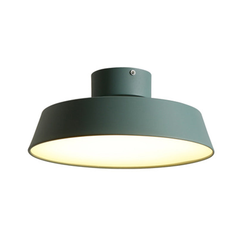 Acrylic Circle Ceiling Mount Light Fixture Nordic Style LED Close To Ceiling Lamp