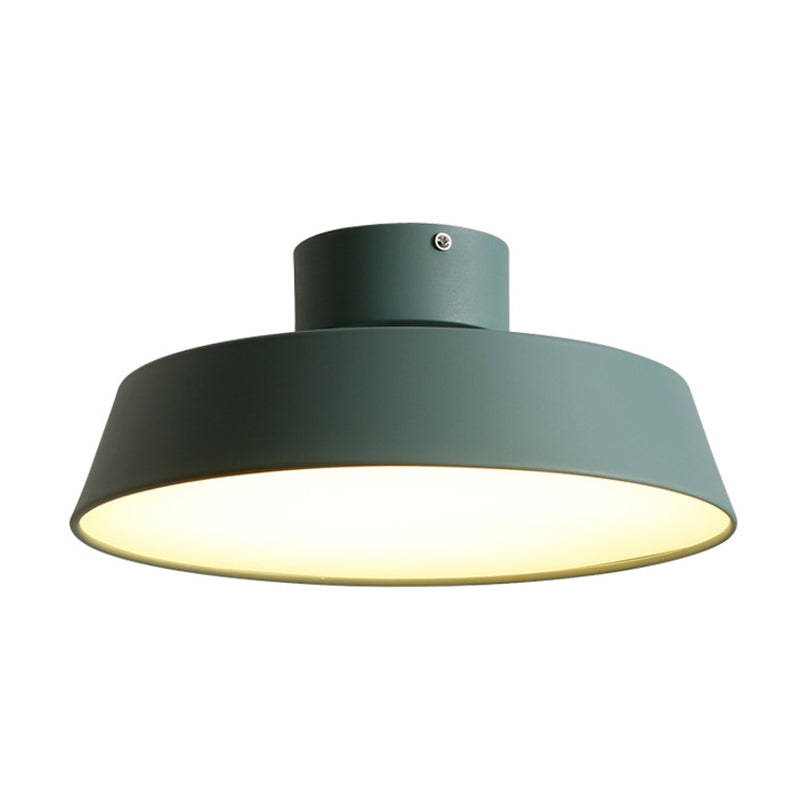 Acrylic Circle Ceiling Mount Light Fixture Nordic Style LED Close To Ceiling Lamp