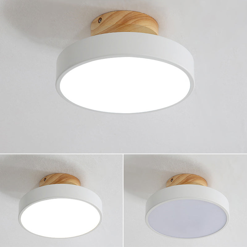 Plafonnier encastré en cercle acrylique, plafonnier LED de Style moderne