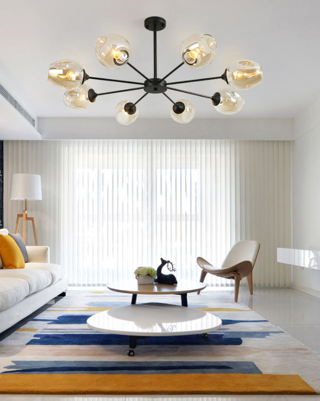 Whisky Glass Shape Branch Sospeded Light Contemporary Simplicity Hanging Lamp per soggiorno