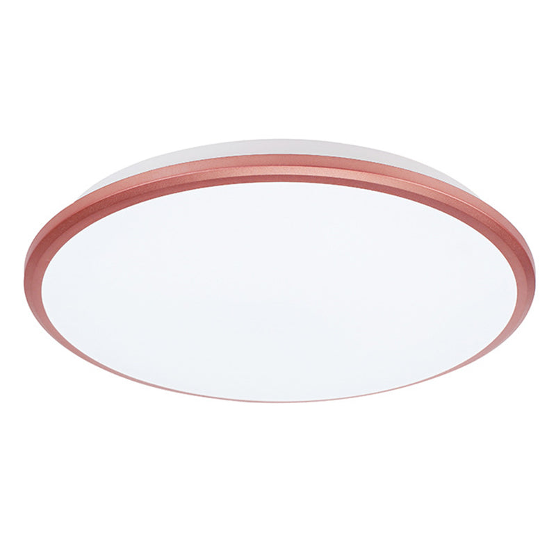 Super-thin Round Flush Mount Light Fixtures 1 Light Acrylic Contemporary Ceiling Lights Flush Mount