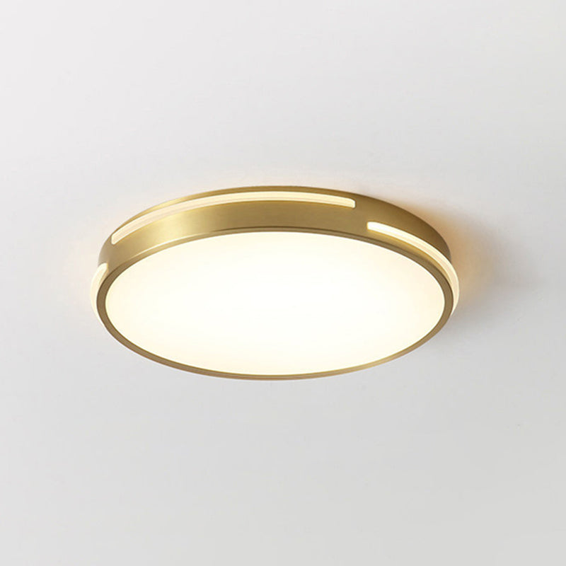Round Flush Mount Ceiling Light Fixture Contemporary Acrylic Ceiling Mount Light Fixture for Living Room