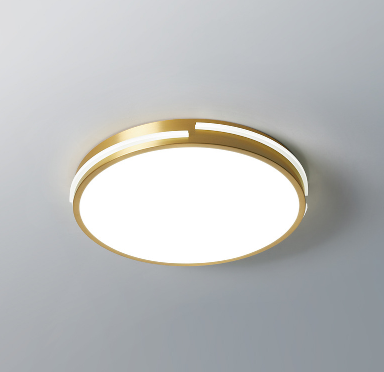 Round Flush Mount Ceiling Light Fixture Contemporary Acrylic Ceiling Mount Light Fixture for Living Room