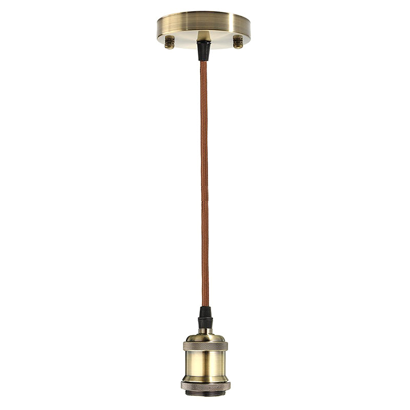 Lampada industriale Mini a sospensione di rame con lampada a sospensione con 39 "con 39" filo sospeso