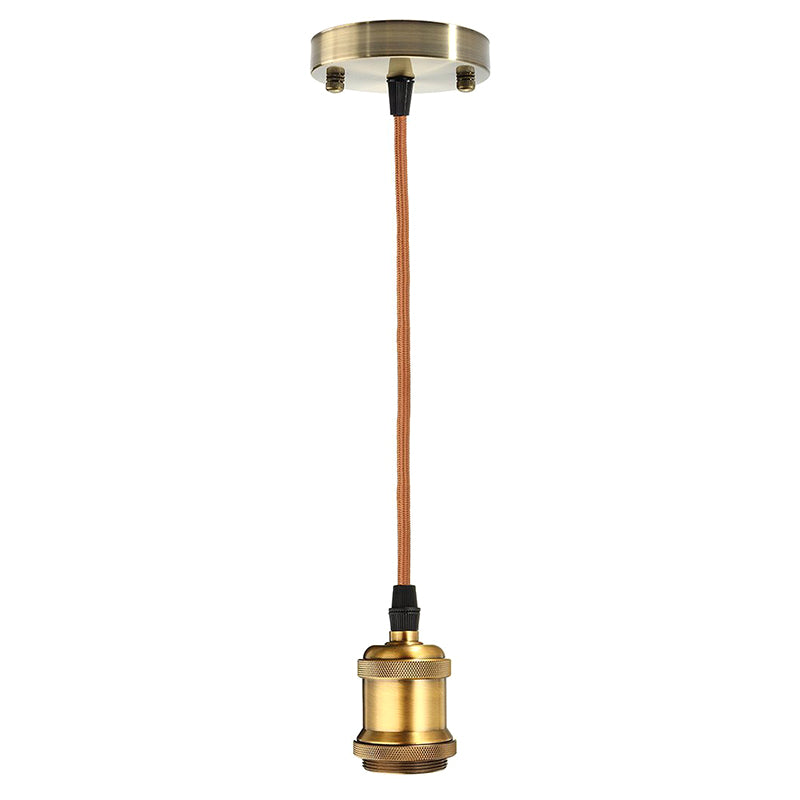Lampada industriale Mini a sospensione di rame con lampada a sospensione con 39 "con 39" filo sospeso