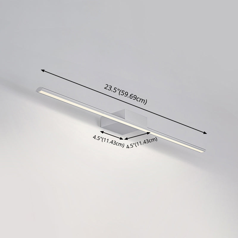 Noordse ijdelheid lamp Moderne eenvoud Led wand gemonteerde spiegel voorkant voor badkamer