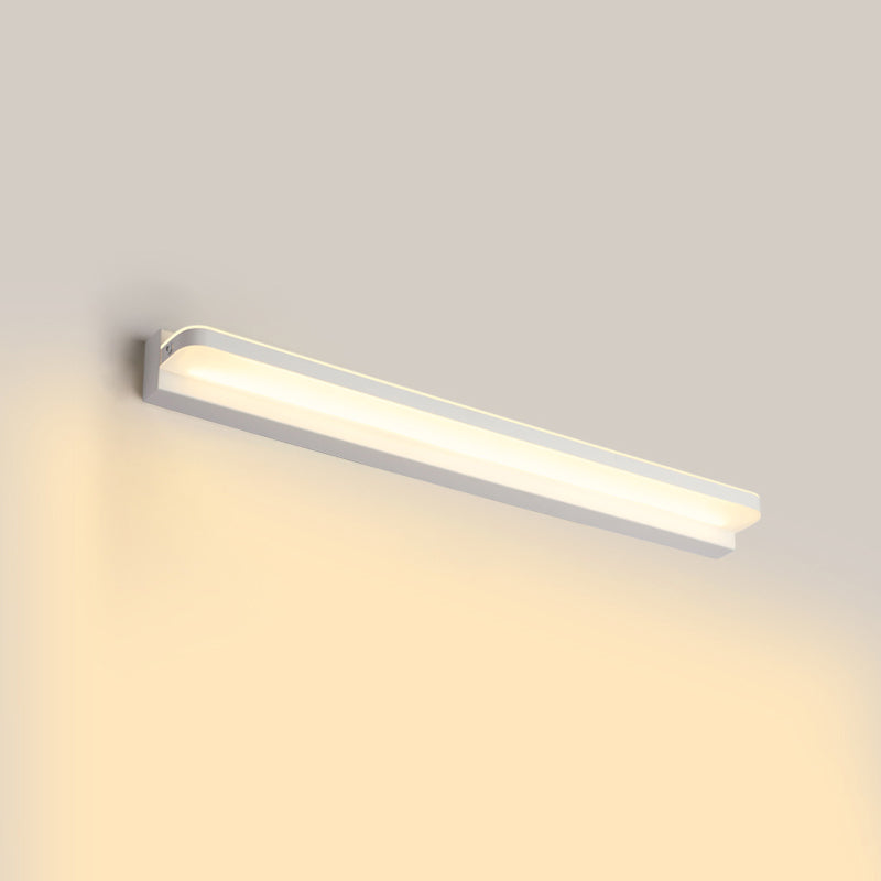Lineare Waschtischbeleuchtung Ideen moderne Wandlampe in mehreren Sichtlosen für Badezimmer