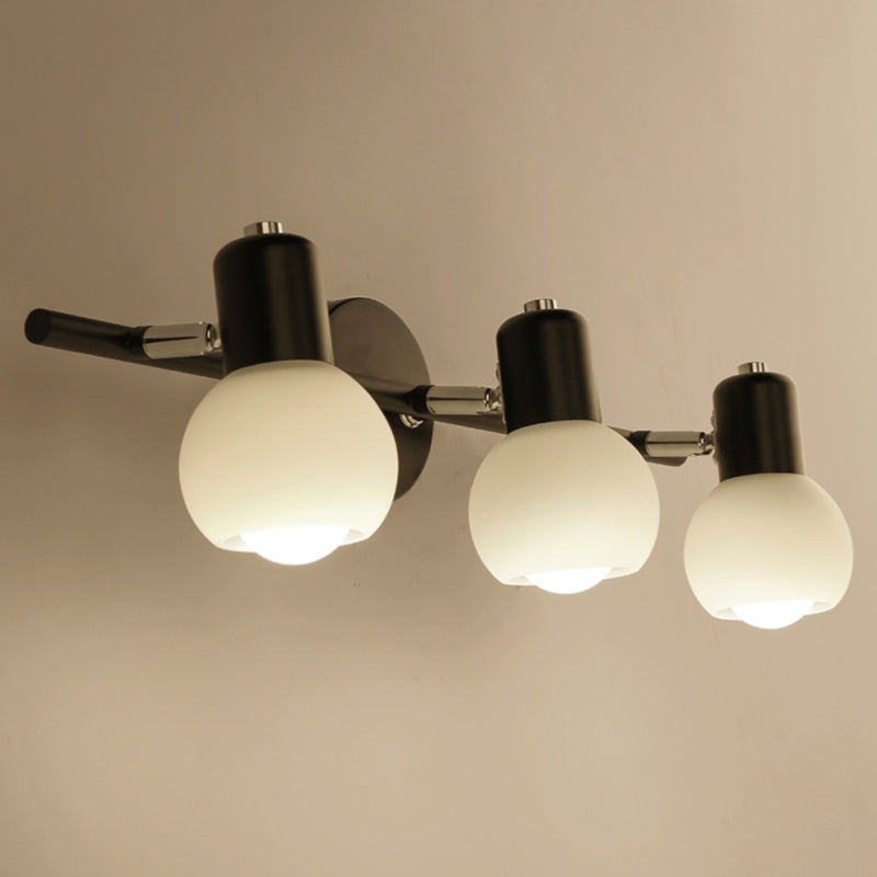 Bathroom Vanity Wall Lights Frosted Glass American Vanity Mirror Lights for Wash Basin