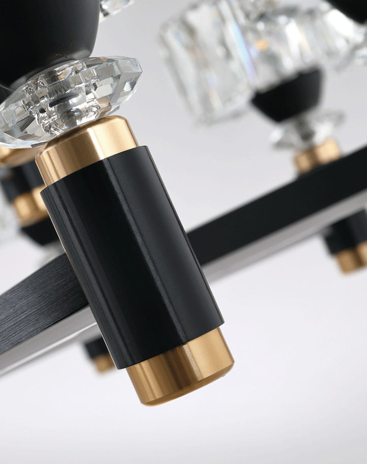 Lampadario round soggiorno in metallo moderno semplicità a led lampada appesa in nero