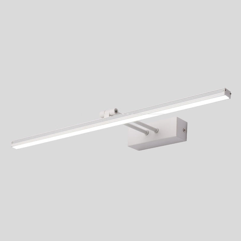 Linear Vanity Light Modern Minimalist Style Metal Single Vanity Light