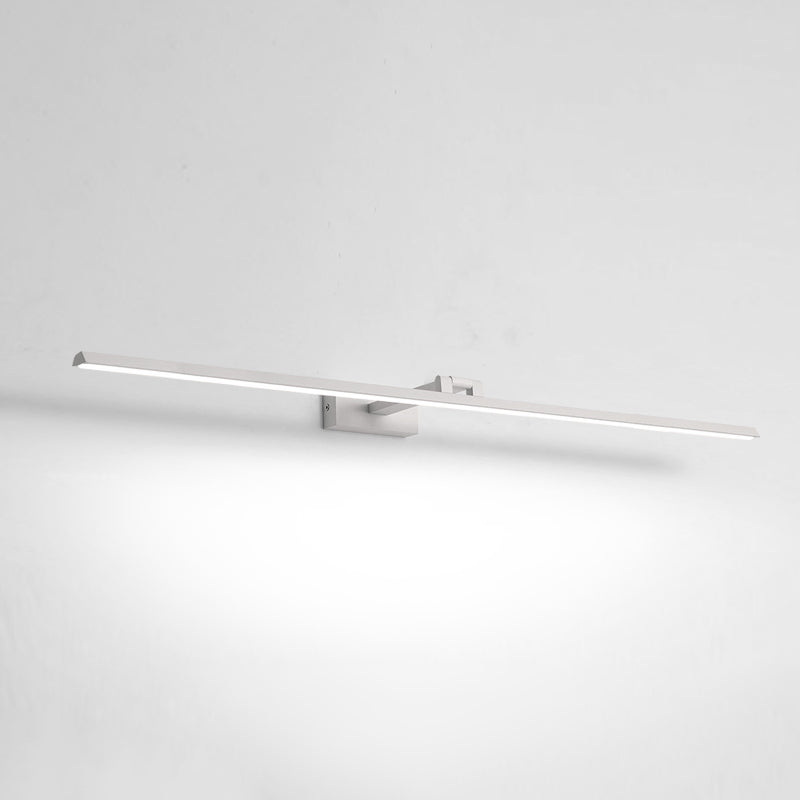 Linear LED Vanity Light Fixtures Modern Minimalist Style Metal Single Vanity Light