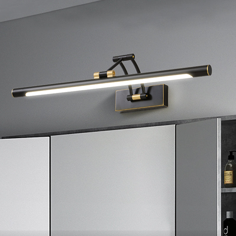 Armed Vanity Wall Light Fixtures Modern Luxury Style Copper Single Vanity Light