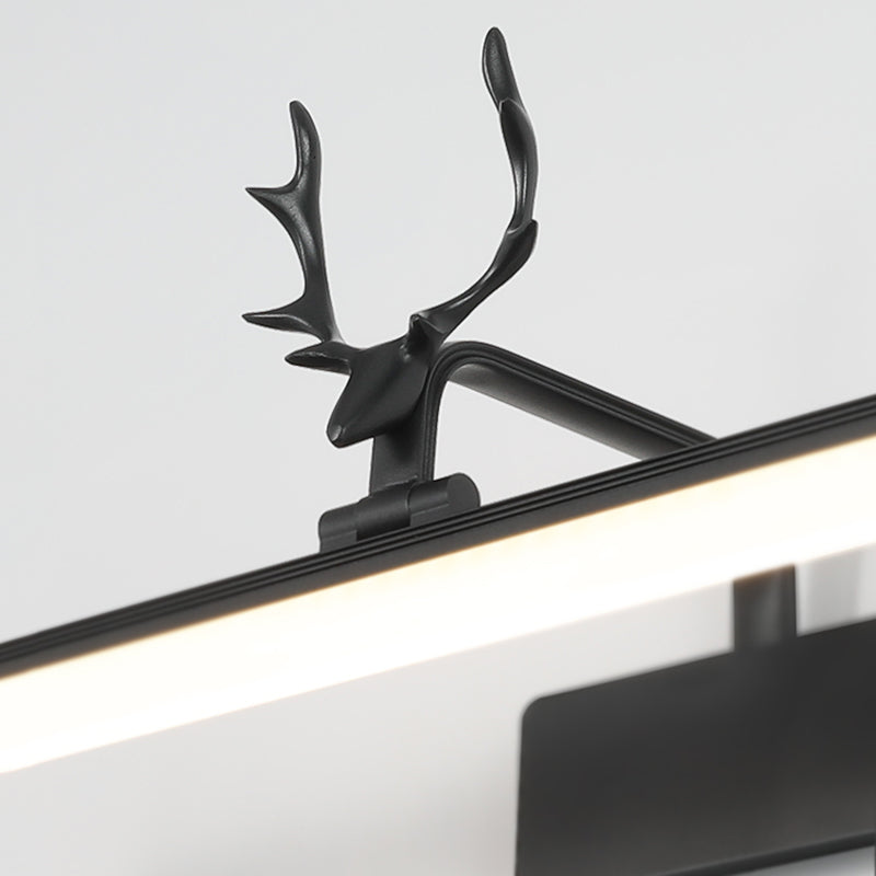 Luce nordica in stile stravagante rettangolare vanity wall light metal vanity light