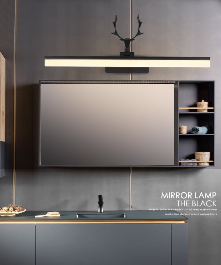 Luce nordica in stile stravagante rettangolare vanity wall light metal vanity light