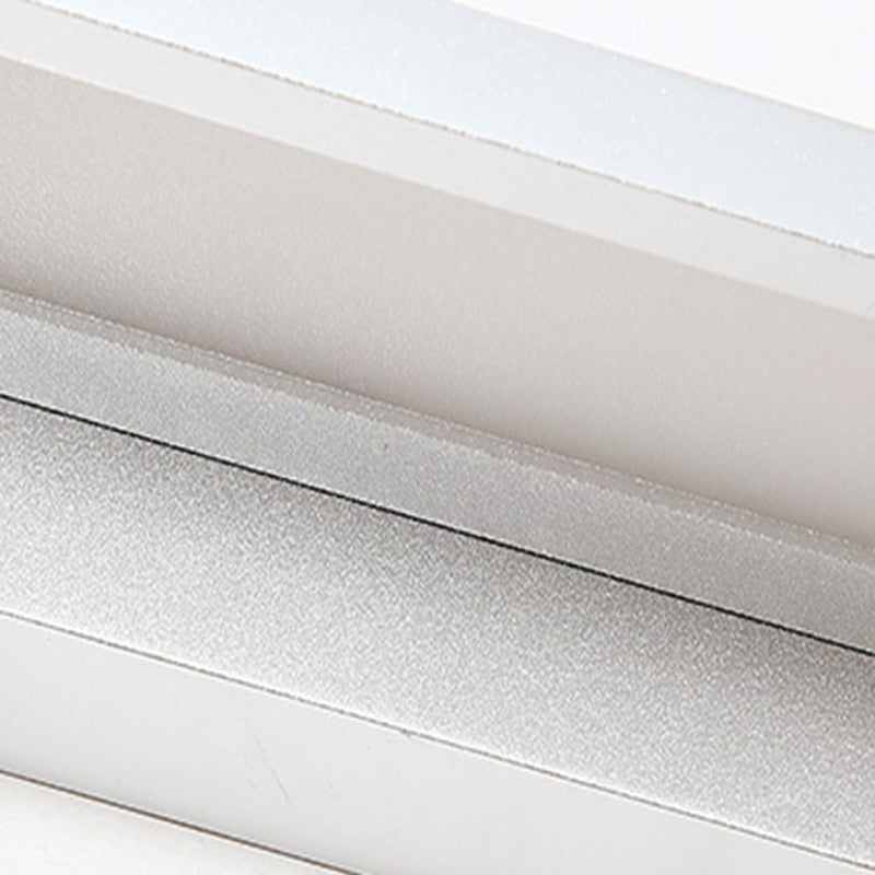 Rectangular Vanity Wall Light Fixtures Modern Minimalist Style Aluminum Single Vanity Light